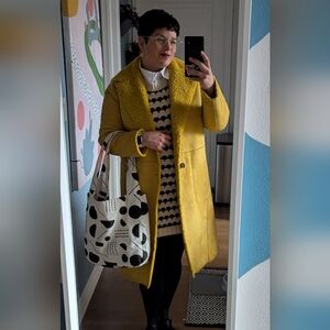 Scotch and soda Long Reversible Teddy Jacket